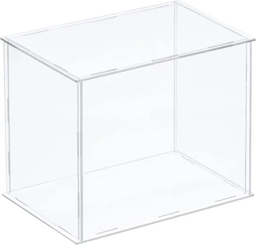 Vista 20 de MECCANIXITY Caja plástica de acrílico de la vitrina clara monta el escaparate a prueba de polvo 6.3x4.3x6.1 pulgadas para artículos coleccionables
