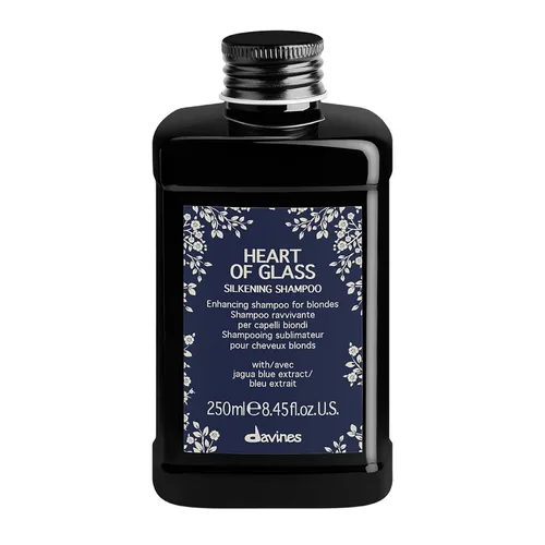 Vista 11 de Davines Heart of Glass Silkening Shampoo, Enhancing Blue Shampoo for Blonde & Silver Hair - Gentle Cleanser with Jagua Blue Extract Balances Tones