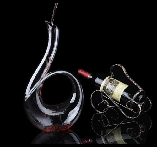 Vista 8 de Decantador de vino aireador – 100% soplado a mano sin plomo vidrio de cristal de vino tinto jarra de vino regalo para los amantes del vino