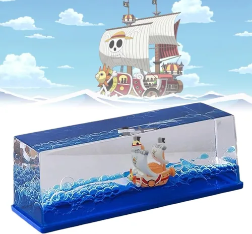 Vista 7 de Botella de Deriva de Fluido de Crucero, Barco Insumergible en una Caja, Modelo de Crucero Titanic Decoración de Crucero de Onda Líquida, Juguete