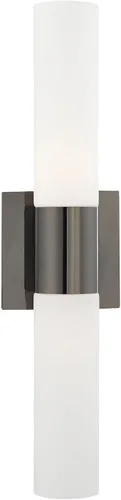 Vista 4 de Livex Lighting 10102-05 Aero - Luz de baño con 2 luces, cromada, 4.5" x 18" Cromo