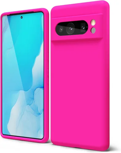 Vista 205 de oakxco para Google Pixel 6A Funda de teléfono de silicona líquida, diseño estético lindo y delgado para mujer y niña, cubierta de gel suave, lisa