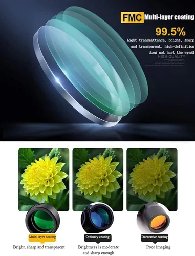 Vista 2 de 10 25 Binoculares Pequeños Compacto Mini Telescopio Bolsillo Plegable Ligero De Alta Potencia Súper Transparente Impermeable Para Observación D