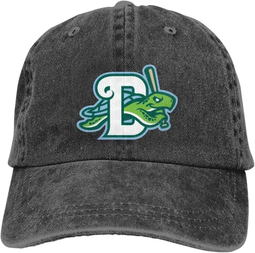 Vista 9 de Daytona Tortugas - Sombrero clásico de vaquero lavado de béisbol de sarga ajustable