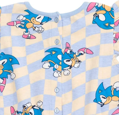 Vista 4 de SEGA Sonic the Hedgehog - Mameluco para niña pequeña a niño grande