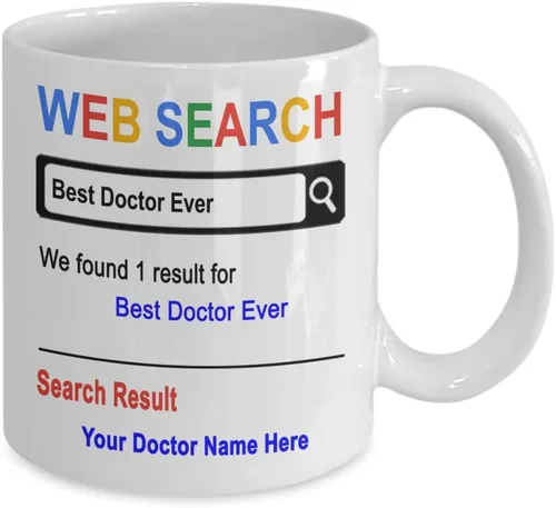 Vista 2 de SpreadPassion Taza personalizada del doctor, taza del mejor doctor, taza personalizada del médico, regalo para el doctor, regalo de agradecimiento