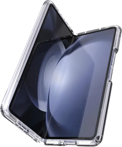 Vista 2 de Speck Funda para Samsung Galaxy Z Fold 5, plegable, resistente a los arañazos y a las caídas, funda transparente antiamarillamiento para Galaxy Z