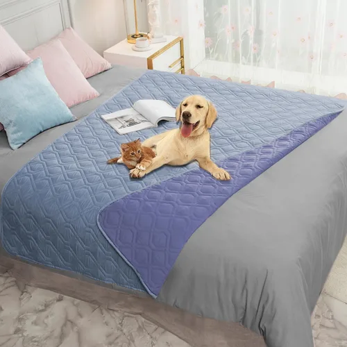 Vista 67 de Ameritex Manta Impermeable Reversible Cubierta para Cama de Perro Manta para Mascotas para Muebles Cama Sofá Sillón