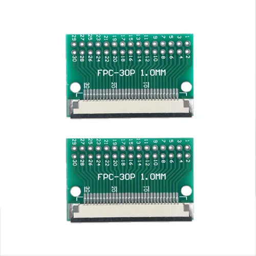Vista 17 de MTCELL 6 unids FFC FPC PCB Converter Board 4 Pin 0.039 in Pitch to Dip 0.100 in para FCC Cable Par Extender Adaptador