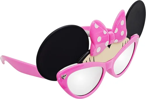 Vista 12 de Sun-Staches Gafas de sol de Mickey y Minnie Mouse, accesorio de disfraz de Disney, niños Mariposa Minnie Rosa