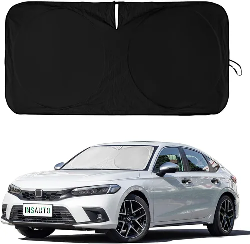 Vista 139 de Parasol para parabrisas de ajuste personalizado, cubierta para ventana delantera, visera plegable 210T, protector que bloquea los rayos ultravioleta