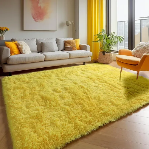 Vista 99 de ONASAR - Alfombra de pasillo negra de 2 x 6 pies, esponjosa, lavable, ultrasuave, afelpada, peluda, tapete para bebés, dormitorio de niños, armario
