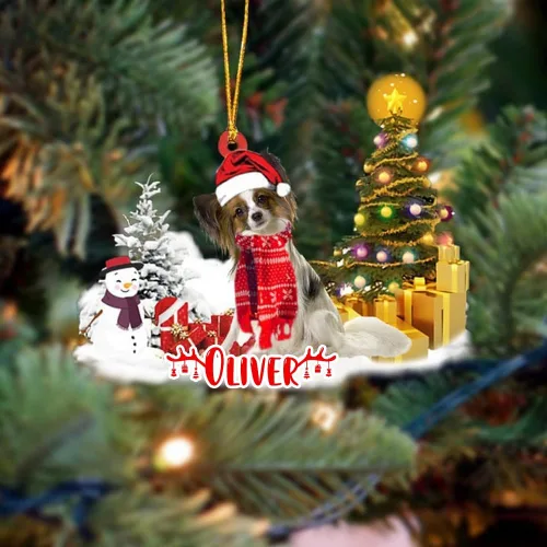 Vista 60 de NAZENTI Adorno personalizado de gato abisinio con árbol de pino, adorno de Navidad personalizado para perros amantes de las mascotas, colgante