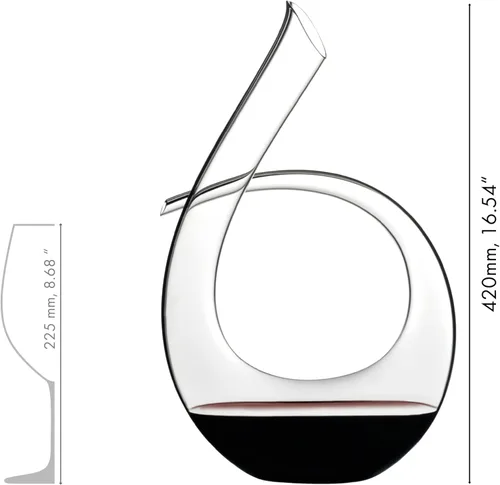 Vista 4 de Riedel Decantador de lazo negro