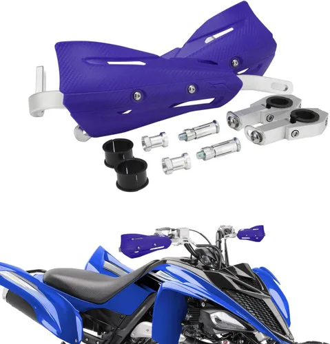Vista 10 de JFG RACING Protectores de Mano para Dirt Bike, Protectores de Mano de Motocicleta 7/8'' y 1 1/8'' de Aluminio Universales para Dirt Pit Bike MX Negro