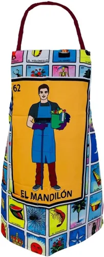 Vista 11 de Leos Imports Loteria Card - Delantal de bingo mexicano con bolsillos