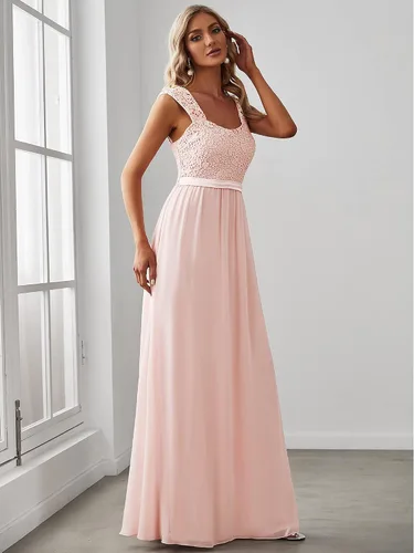 Vista 3 de Ever-Pretty Women's Floral Lace Sleeveless A-Line Bridesmaid Dress Evening Dresses 07704-USA