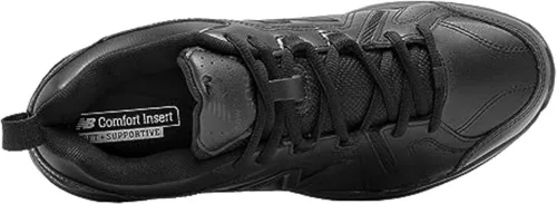 Vista 4 de New Balance Men's 608 V5 Casual Comfort Cross Trainer Negro
