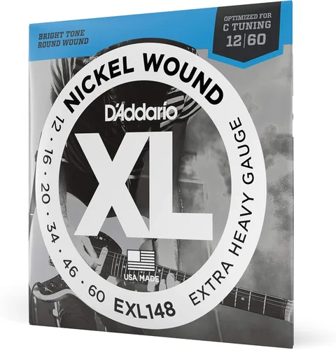 Vista 56 de D'Addario XL EXL157 - Cuerdas de níquel para guitarra eléctrica de 6 cuerdas, entonación perfecta, sensación consistente, durabilidad fiable
