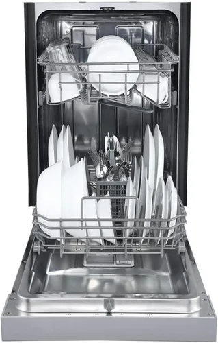 Vista 7 de EdgeStar BIDW1802WH Lavavajillas empotradas de 18 pulgadas de ancho con 8 posiciones Blanco