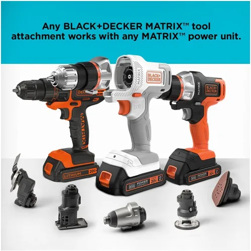 Vista 6 de Juego de 6 herramientas con estuche Matrix BDCDMT1206KITC de Black & Decker
