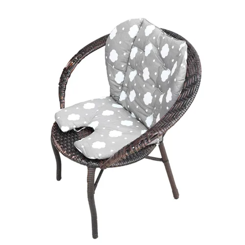 Vista 3 de Twoworld Cojín para silla alta, cojín grueso grande para silla alta para bebé, transpirable, adecuado para todo tipo de sillas de comedor de bebé
