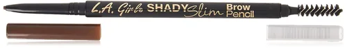 Vista 6 de L.A. Girl Shady Slim - Lápiz para cejas, marrón más negro, 0.003 onzas (paquete de 3)