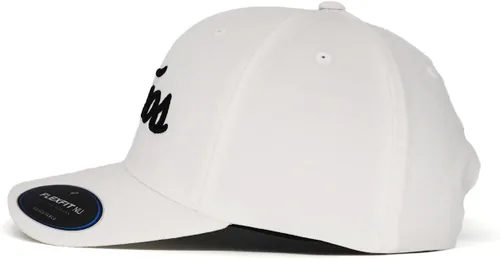 Vista 2 de Tacos - Sombrero de golf de rendimiento ajustable Flexfit NU blanco, Blanco