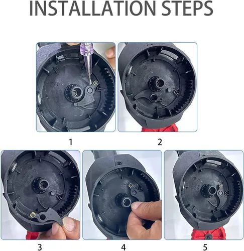 Vista 6 de 2 paquetes de piezas de repuesto para cortacésped Black & Decker 90567077 Nst2188