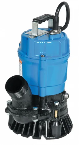 Vista 4 de Tsurumi HS3.75S-62 bomba de residuos semisólidos sumergible con agitador, 1 HP.