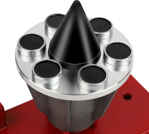 Vista 6 de Cortacésped Blade Balancer Soporte de pared magnético Reemplazar 339075B 42-047 (rojo)