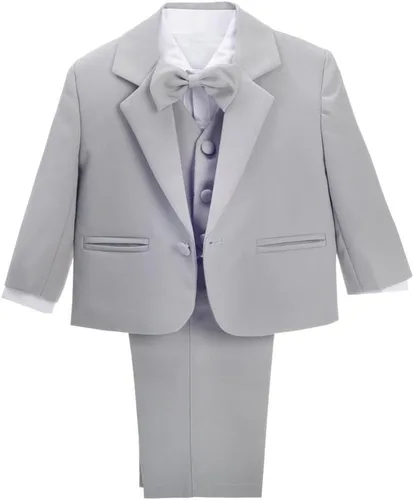 Vista 10 de Dressy Daisy Trajes de esmoquin formales para niños, 5 piezas Negro