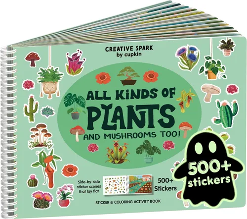 Vista 67 de Cupkin Libro de calcomanías de princesas para niños, un mundo mágico de Cupkin, artículos esenciales de viaje en avión para niños pequeños, más