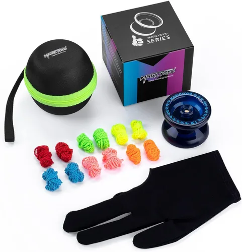 Vista 3 de MAGICYOYO K1 Yoyo Yoyo profesional sensible para niños, adolescentes y adultos, trucos de giro de dedos, yoyos para principiantes a avanzados