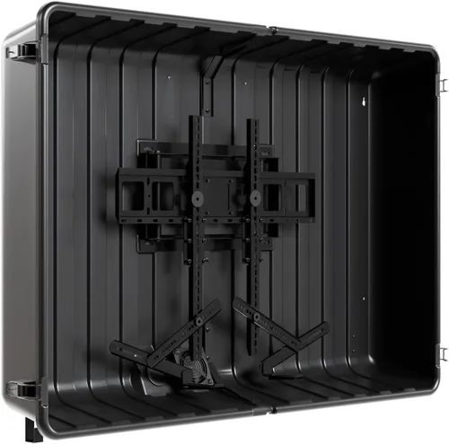 Vista 2 de Storm Shell XL: carcasa resistente a la intemperie de 55" para TV y barra de sonido al aire libre