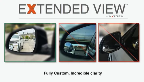 Vista 5 de Espejos de punto ciego, compatibles con BMW X3 Extended View, juego de 2 piezas (izquierda y derecha)