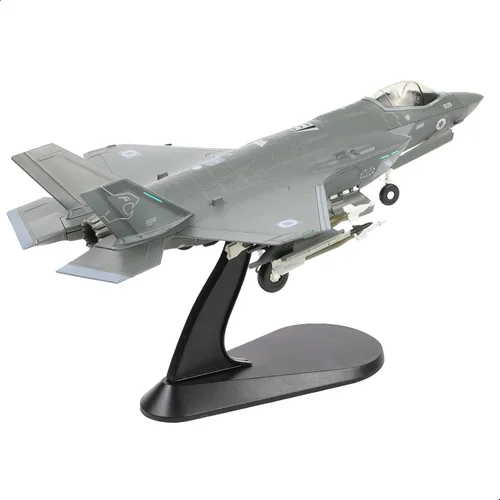 Vista 14 de NUOTIE 1/72 F-35A Lighting II Avión de combate Modelo de avión de combate Fuerza Aérea de los Estados Unidos AF-01 avión fundido a presión
