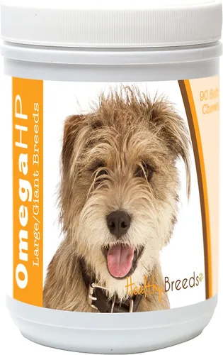 Vista 13 de Healthy Breeds Affenpinscher Omega HP - Masticables suaves para piel y pelaje, 60
