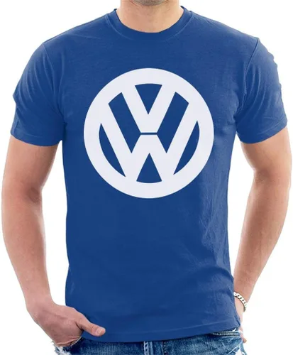 Vista 7 de Volkswagen Camiseta clásica negra con logotipo de VW para hombre