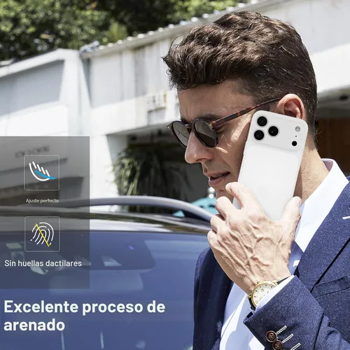 Vista 6 de memumi Funda ultradelgada para iPhone 17 Pro Max de 0.01 in ligera [sensación sin funda] Funda rígida mate con protección de cámara para iPhone 17
