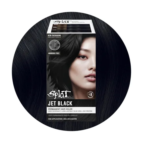 Vista 16 de Splat Kit completo de tinte para el cabello semipermanente de larga duración vegano y libre de crueldad Aqua Rush