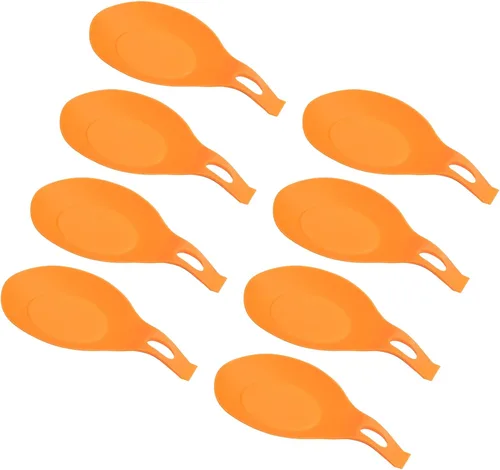 Vista 9 de uxcell Soporte de cuchara de silicona, 7.68 x 3.74 pulgadas, resistente al calor, soporte para utensilios de cocina, espátula, soporte para cucharón