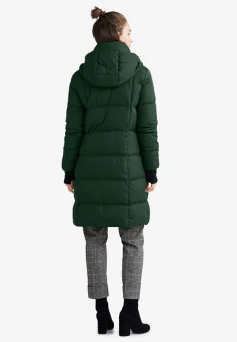 Vista 4 de Ellos Acolchado largo con capucha para mujer, talla grande