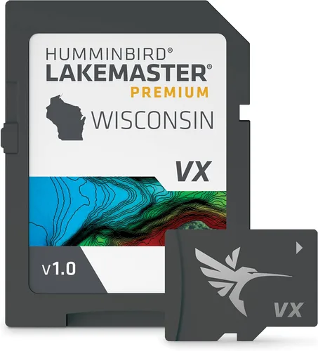 Vista 13 de Humminbird LakeMaster Premium Map SD Card for Fish Finders