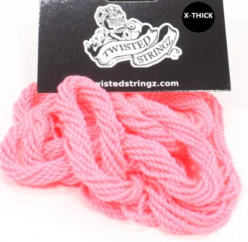 Vista 6 de Twisted Stringz Cuerdas Yo-Yo – Poliéster – Cuerda YoYo sólida extra gruesa – 10 unidades (blanco)