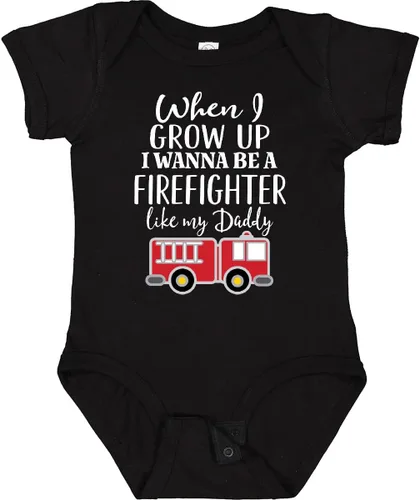 Vista 38 de inktastic Body de bebé Future Firefighter Like Daddy