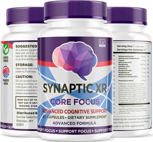 Vista 8 de Synaptic XR Capsules, SynapticXR, Synaptic XR Core Focus, Synaptic XR Core Focus, Synaptic XR Brain Caps, Synaptic XR, Synaptic XR Advanced Formula