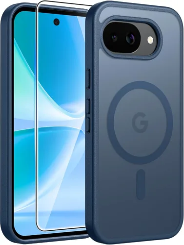 Vista 25 de FNTCASE - Funda para iPhone 16 Pro: magnética, mate, translúcida, de grado militar, protectora contra caídas, resistente, fina, duradera y a prueba