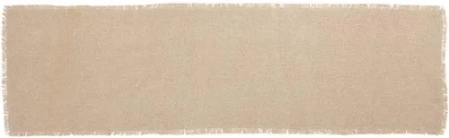 Vista 4 de VHC Brands Farmhouse Holiday - Alfombra de arpillera blanca vintage para mesa y cocina, 13 x 48 pulgadas
