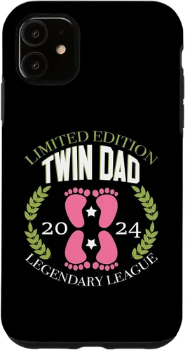 Vista 6 de Funda para iPhone 13 Pro Max Edición Limitada Orgullosa Twin Dad Life Legendary League Girl Case